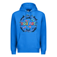 True Royal you are enough Premium Hoodie - MaliasSmallBusiness
