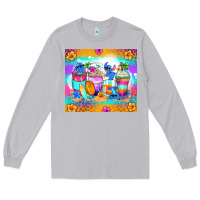 Moon Dust stitch summer coffee cups Long Sleeve Tee - Zillion Design Studio