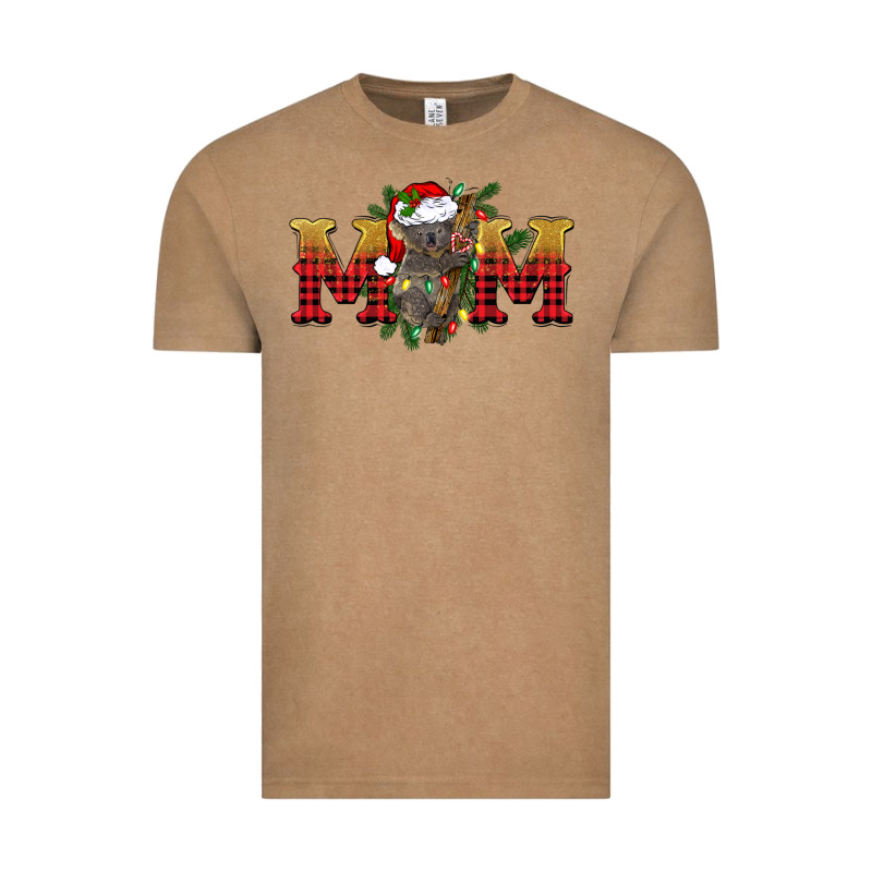 Christmas Koala Mom Vintage Tee by BarkalooDesign | Teevron