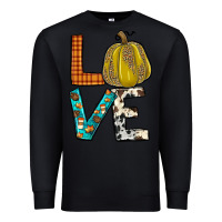 Black fall love Premium Sweatshirt - JahusDesignShop