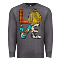 Charcoal Heather fall love Premium Sweatshirt - JahusDesignShop
