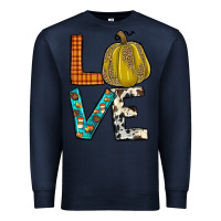 Navy fall love Premium Sweatshirt - JahusDesignShop