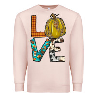 Pale Pink fall love Premium Sweatshirt - JahusDesignShop