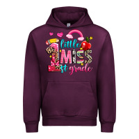Mauve Wine little miss first grade Urban Hoodie - NancyCooperArtShop