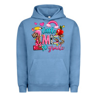 Pigment Pebble Blue little miss first grade Urban Hoodie - NancyCooperArtShop