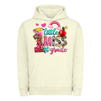 Pigment Pistachio little miss first grade Urban Hoodie - NancyCooperArtShop