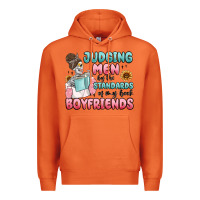 Carrot judging men by the standards of my book boyfriends Premium Hoodie - MaliasSmallBusiness