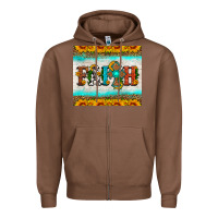 Chestnut faith cross and sunflower tumbler Zipper Hoodie - HRA Design Shop