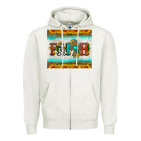 Oatmeal Heather faith cross and sunflower tumbler Zipper Hoodie - HRA Design Shop