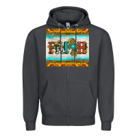 Smoke faith cross and sunflower tumbler Zipper Hoodie - HRA Design Shop
