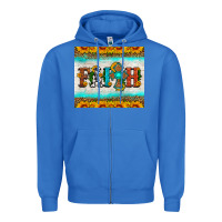True Royal faith cross and sunflower tumbler Zipper Hoodie - HRA Design Shop
