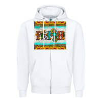 White faith cross and sunflower tumbler Zipper Hoodie - HRA Design Shop