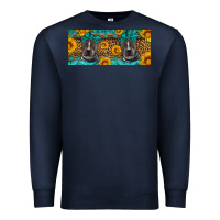 Navy western pitbull Premium Sweatshirt - Artiststas