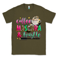 Army Green coffee mascara and hustle Classic Tee - Zillion Design Studio