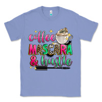 Colony Blue coffee mascara and hustle Classic Tee - Zillion Design Studio