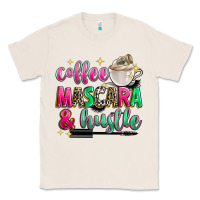 Natural coffee mascara and hustle Classic Tee - Zillion Design Studio
