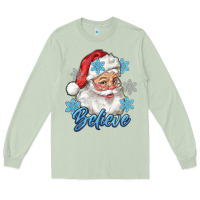 Matcha santa blue believe Long Sleeve Tee - RanaPortraitStore