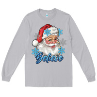 Moon Dust santa blue believe Long Sleeve Tee - RanaPortraitStore