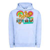 Pigment Grape Ice hello sixth grade Urban Hoodie - NancyCooperArtShop