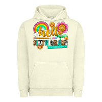 Pigment Pistachio hello sixth grade Urban Hoodie - NancyCooperArtShop