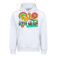 White hello sixth grade Urban Hoodie - NancyCooperArtShop