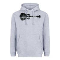 Heather Grey Nature Guitar Heavyweight Hoodie - Bettercallsaul