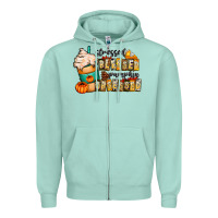 Seafoam stressed blessed pumpkin obsessed Zipper Hoodie - CowhideDigitalArt