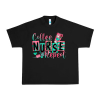 Black coffee nurse repeat Urban Heavy Tee - RanaPortraitStore