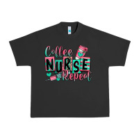 Pigment Black coffee nurse repeat Urban Heavy Tee - RanaPortraitStore