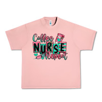Salmon coffee nurse repeat Urban Heavy Tee - RanaPortraitStore