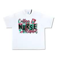 White coffee nurse repeat Urban Heavy Tee - RanaPortraitStore