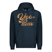 Navy yeehaw Premium Hoodie - MaliasSmallBusiness