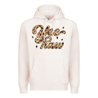 Pale Pink yeehaw Premium Hoodie - MaliasSmallBusiness