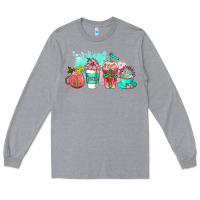 Heather Grey religious coffee cups Long Sleeve Tee - AdoDesignShop