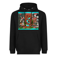 Black easter bunny's leopard cowhide cactus Heavyweight Hoodie - JahusDesignShop