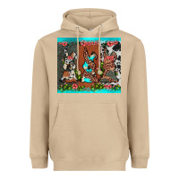 Mushroom easter bunny's leopard cowhide cactus Heavyweight Hoodie - JahusDesignShop