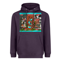 Plum easter bunny's leopard cowhide cactus Heavyweight Hoodie - JahusDesignShop