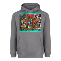 Storm easter bunny's leopard cowhide cactus Heavyweight Hoodie - JahusDesignShop