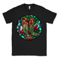 Black Christmas Cowboy Boots Classic Tee - RanaPortraitStore