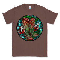 Chestnut Christmas Cowboy Boots Classic Tee - RanaPortraitStore