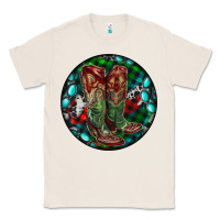 Natural Christmas Cowboy Boots Classic Tee - RanaPortraitStore