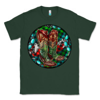 Sports Green Christmas Cowboy Boots Classic Tee - RanaPortraitStore