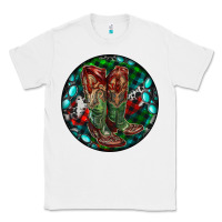 White Christmas Cowboy Boots Classic Tee - RanaPortraitStore