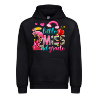 Black little miss second grade Urban Hoodie - NancyCooperArtShop