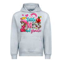 Heather Grey little miss second grade Urban Hoodie - NancyCooperArtShop