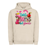 Pigment French Oak little miss second grade Urban Hoodie - NancyCooperArtShop