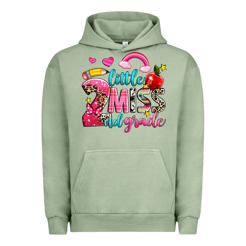 Little Miss Second Grade Urban Hoodie by NancyCooperArtShop | Teevron