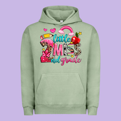 Little Miss Second Grade Urban Hoodie Designed By Nancycooperartshop