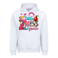 White little miss second grade Urban Hoodie - NancyCooperArtShop