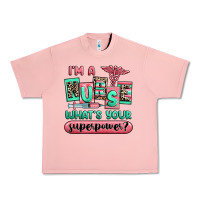 Salmon im a nurse whats your superpower Urban Heavy Tee - RanaPortraitStore